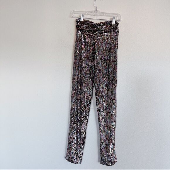 IORANE Confetti Sequin Trousers Multicolor - Picture 8 of 13